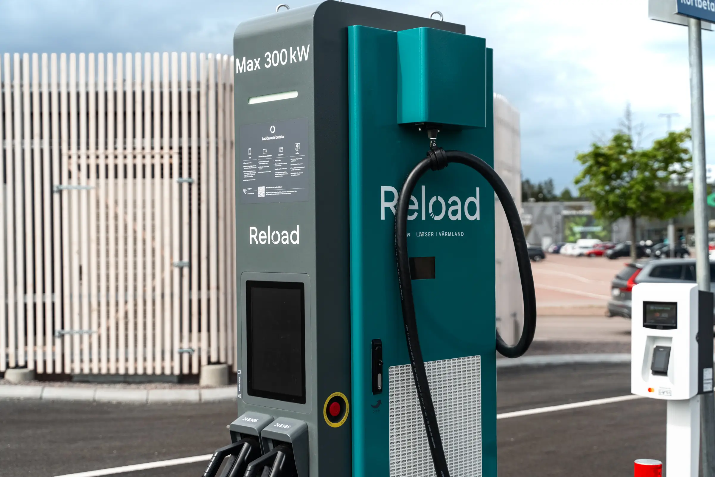 Laddstation profilerad efter kundens varumärke