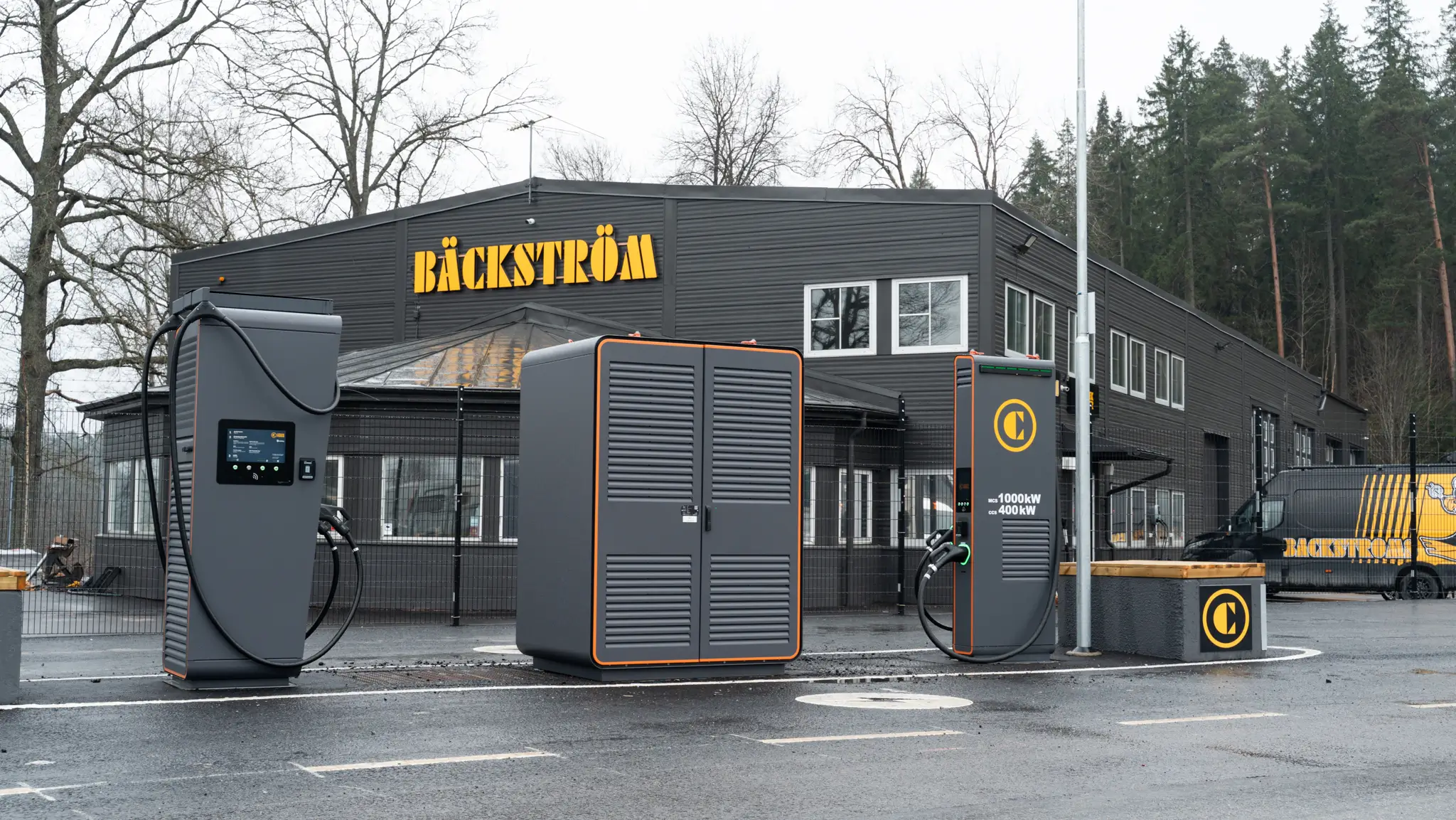 Creek Power Norsborg – laddstation på 10 MW för tunga fordon byggd av EL13R